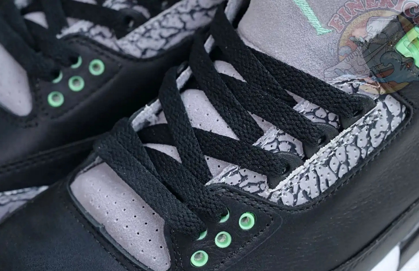 Green Glow Air Jordan 3 0613